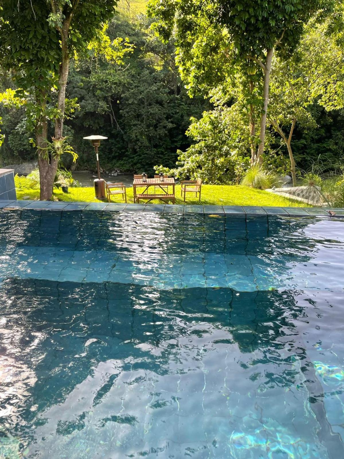 Villa Cielito Del Yaque - Jarabacoa - Rio Privado - Picuzzi Climatizado Esterno foto